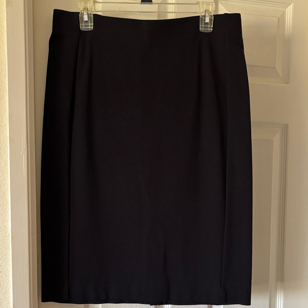 Coldwater Creek Classic Black Pencil Skirt Sz.14